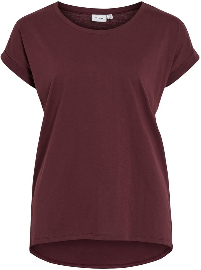 VILA T-shirt VIDREAMERS ronde hals