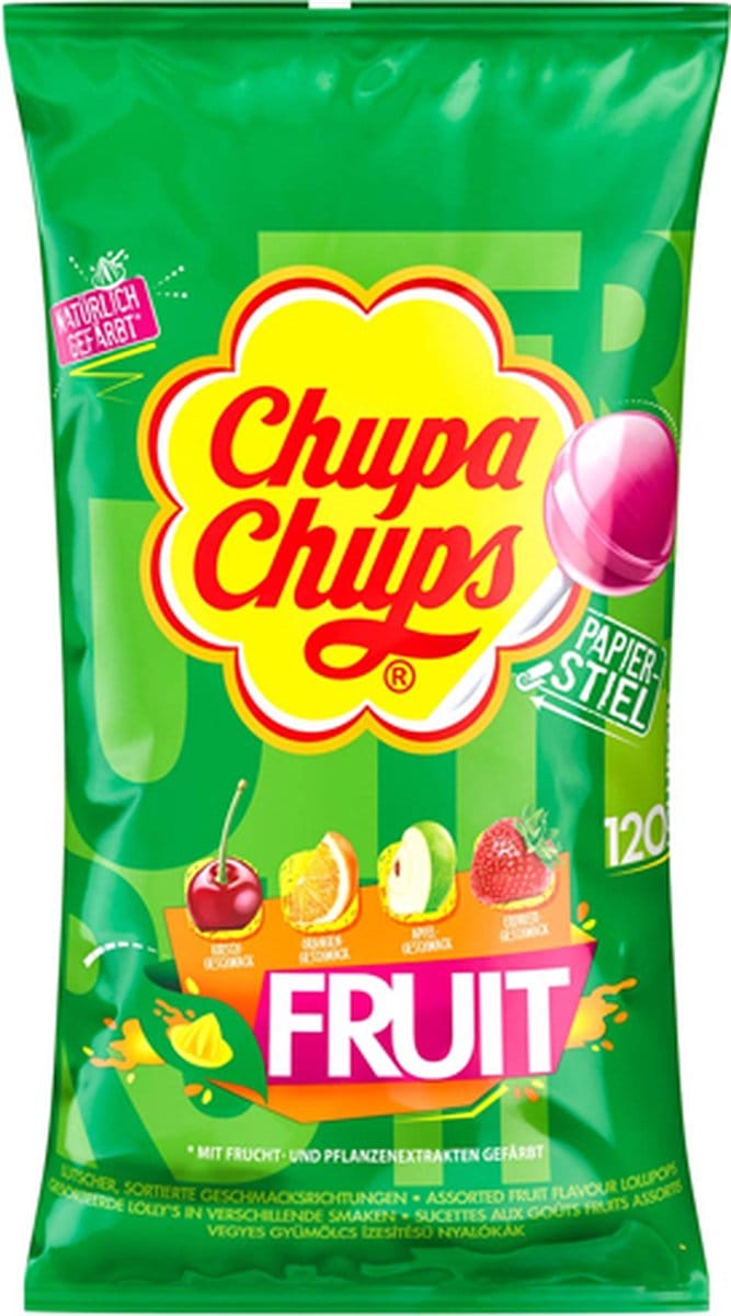 Chupa Chups Fruit lolly's 120 stuks
