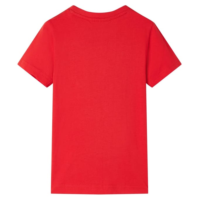 vidaXL Kindershirt 140 rood