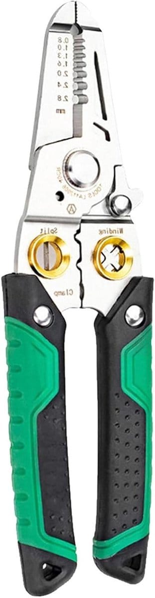 Stripgereedschap - Kabelsnijder - Elektrisch Onderhoud - Multifunctioneel - 7-in-1 - Grijs