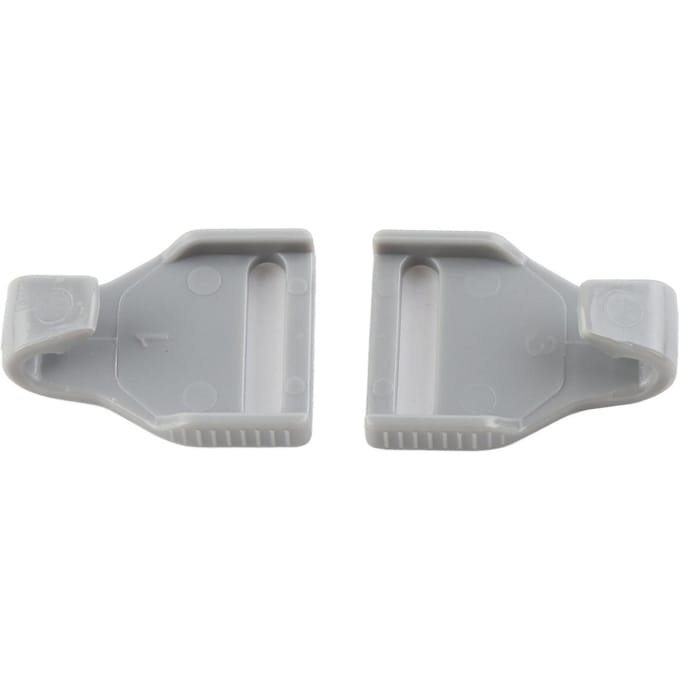 1 paire de clips magnétiques de rechange pour casque respiratoire gray