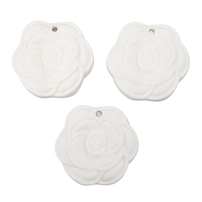 3 pièces Tablettes de cire d'aromathérapie Parfums différents Forme de fleur Sachet parfumé longue durée pour
