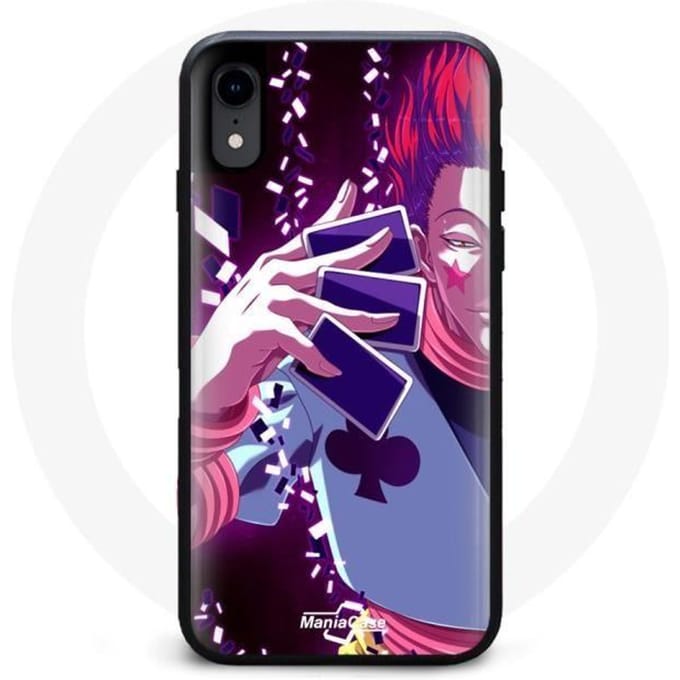 Coque - Hunter x Hunter - Iphone XR - Souple - Noir - Motif Hisoka