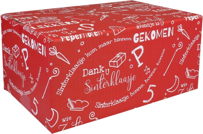 Geschenkdoos | Sinterklaas | golfkarton | 310x200x140mm | Sinterklaas | 15 stuks