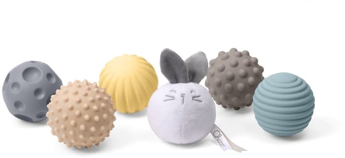 Chicco Sensorische Ballen - 6 stuks - My Sweet Doudou Konijn (0 M+)