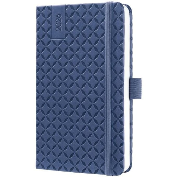 Sigel weekagenda Flair 2026 formaat A6 Indigo Blue hardcover