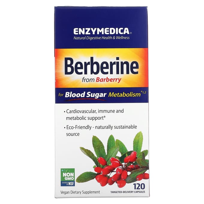 Berberine van Enzymedica - 120 capsules