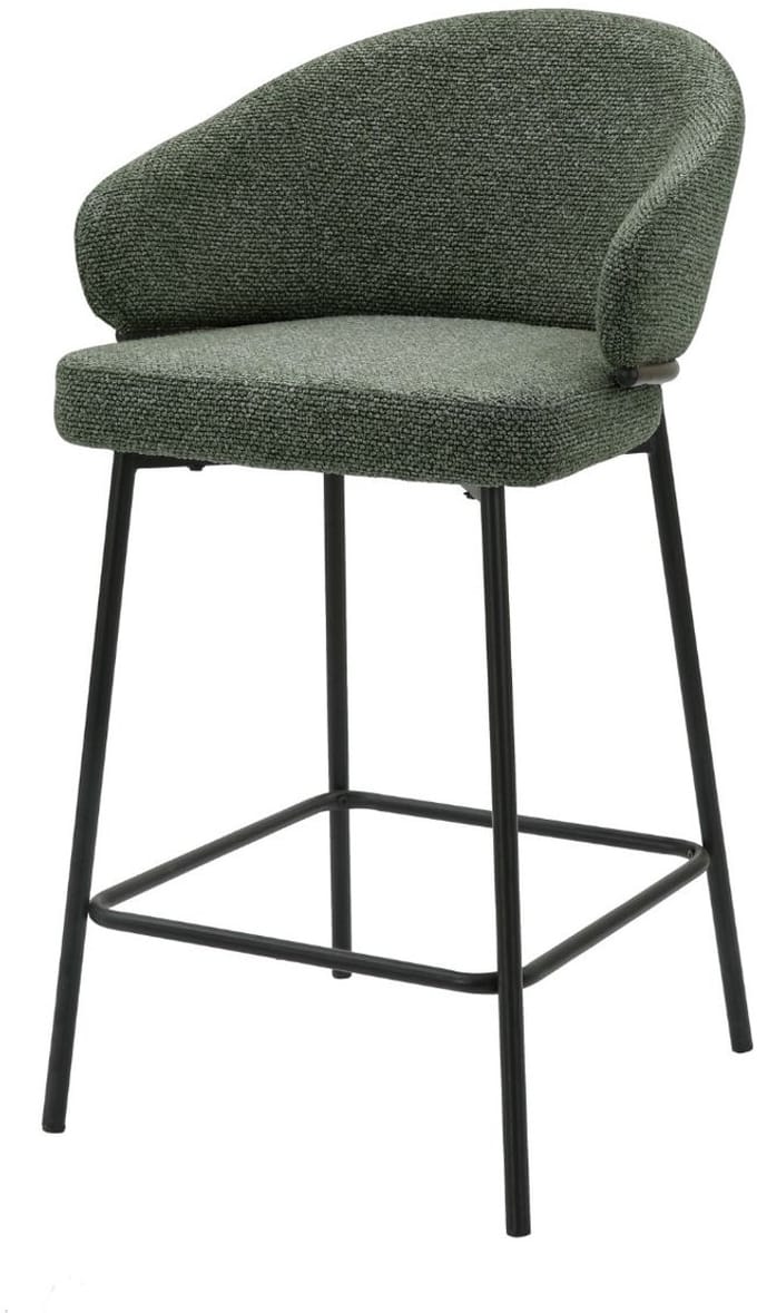 DS4U - Sofia barkruk 65 cm - groen met zwarte poot