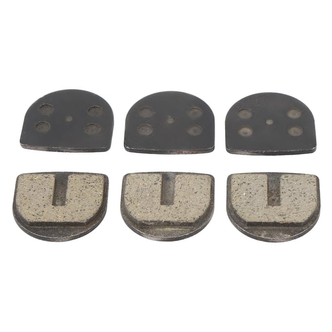 6 STKS Mini Fiets Schijfremblok met Veerclips Betrouwbare Prestaties Vervanging voor 40cc tot 50cc 2 gray