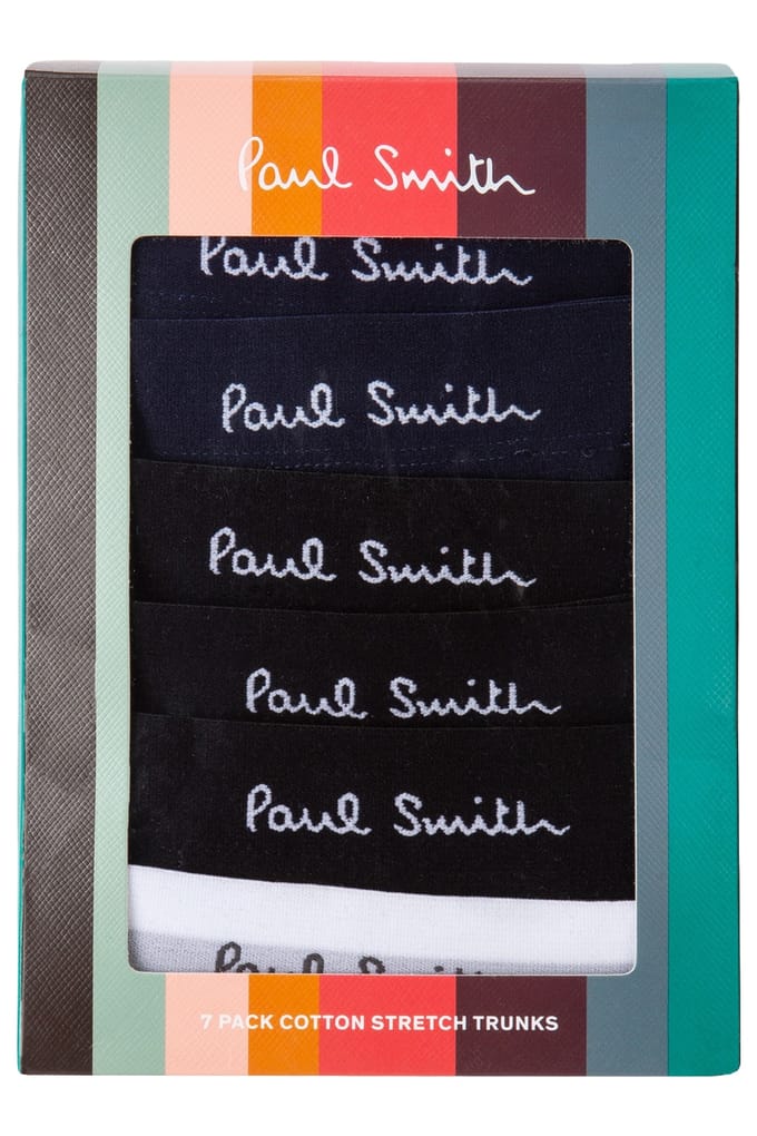 Paul Smith Men Trunk 7 Pack Mixed Plate 1 Taglia: S | Biancheria intima Outlet | Uomo
