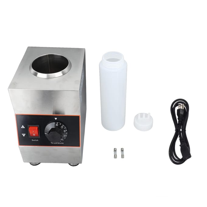 Sauswarmer 650ML 160W Snelle Verhitting Precieze Temperatuurregeling Chocolade Jam Warmhoudmachine L white