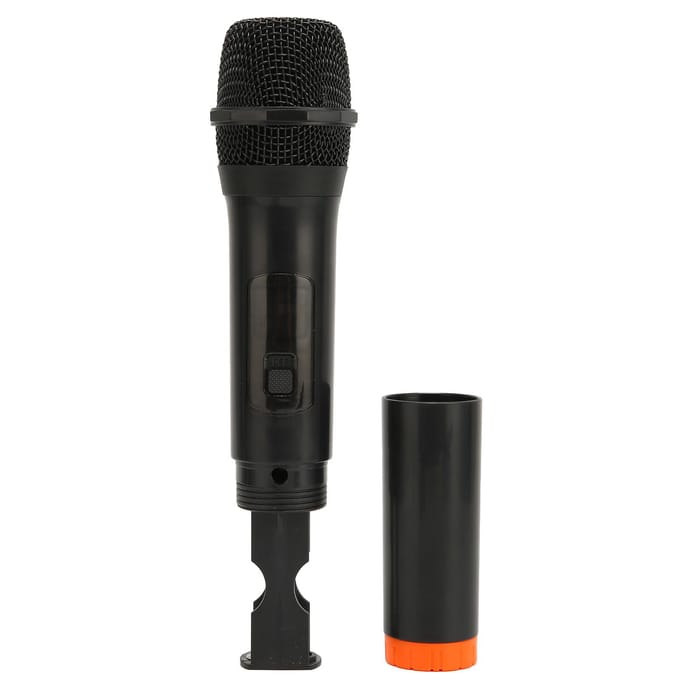 Microphone sans fil UHF Portée 131 pieds Réduction du bruit Microphone dynamique à main avec récepteur USB pour