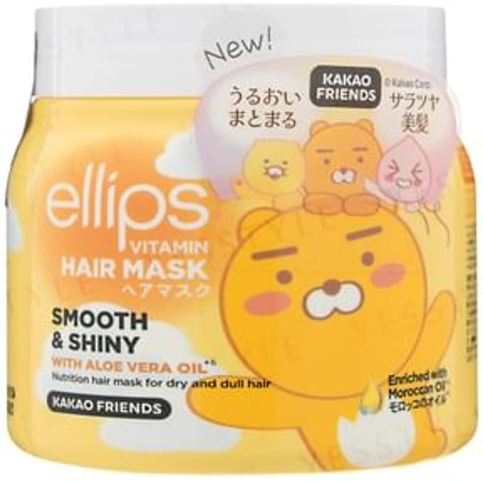 ellips - Kakao Friends Vitamin Hair Mask Smooth & Shiny 200g