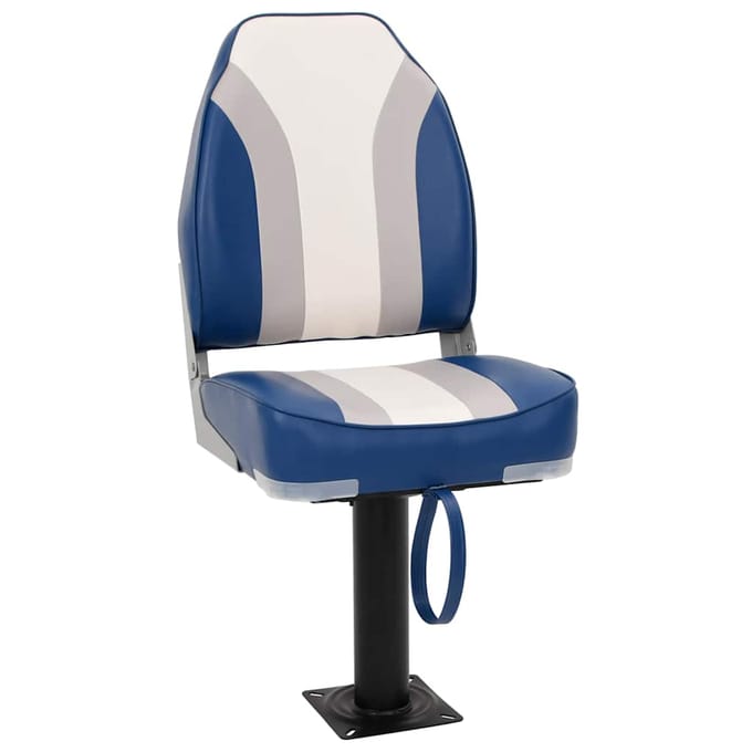 vidaXL - Bootstoel - met - poot - 360° - draaibaar