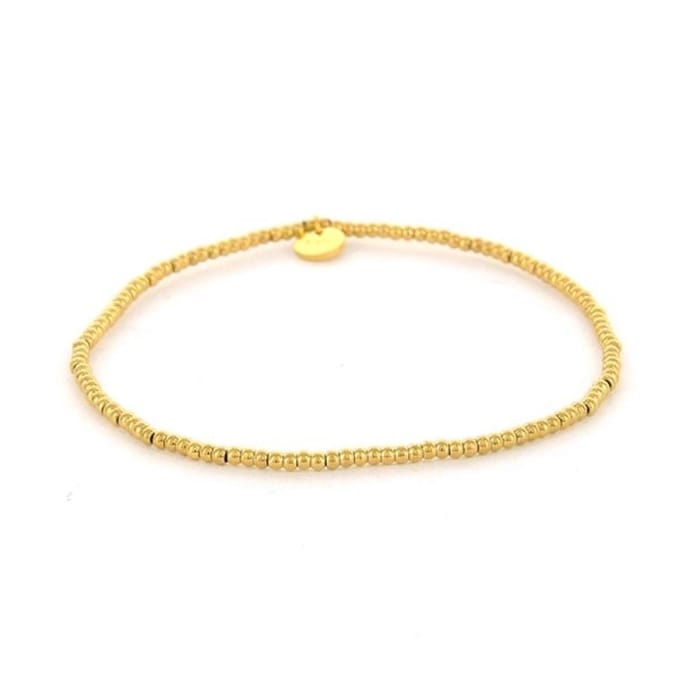 Kalli Kalli Armband (Sieraad) Balls (2mm) Elastiek Gold