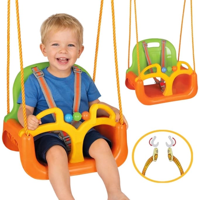 Schommelstoel Baby 3in1 - Woopie Oranje