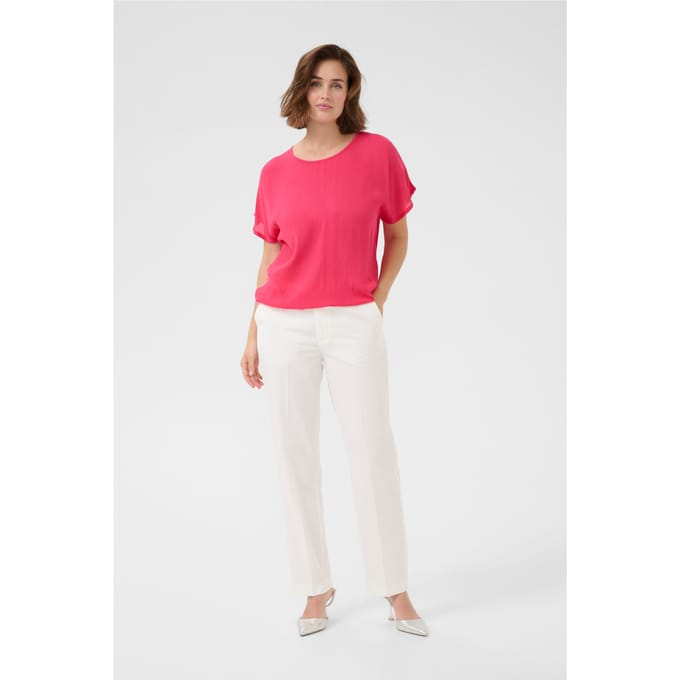 Mouwloos shirt Loose fit Raspberry pink
