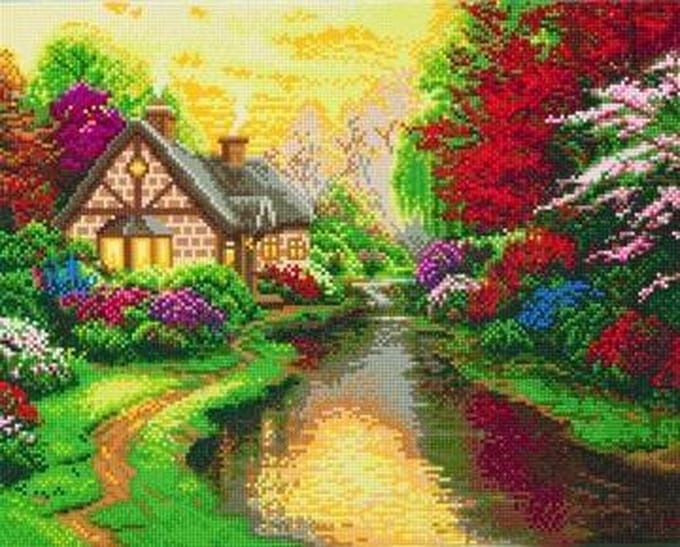 Crystal Art Kit | Diamond Painting A Quiet Evening CAK-TK3L