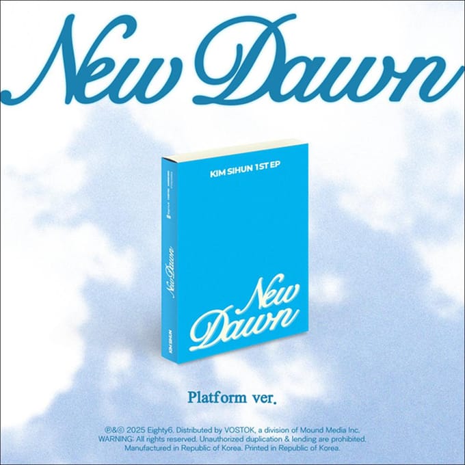 KIM SIHUN (BDC)  Version plateforme. + Cadeau gratuit Platform ver. (CD X) blue