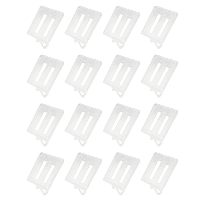 16 stuks Koelkast Divider Koelkast Deur Organizer Verstelbare Scheiders voor Koelkast Make-up white