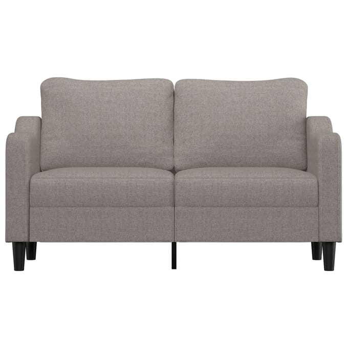 vidaXL - Tweezitsbank - 140 - cm - stof - taupe