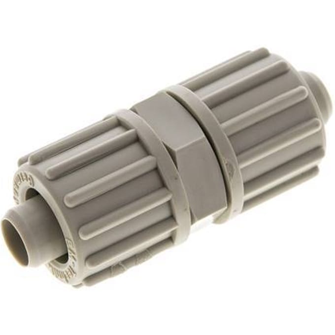 16x10mm Pp Rechte Knelfitting 10bar Kunststof en Polyamide