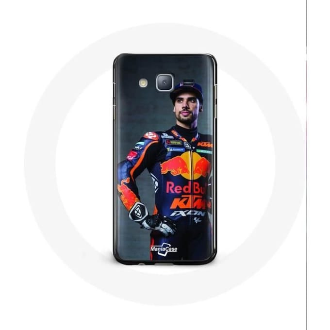 Hoesje - Samsung - Galaxy J3 2016 - Flexibel - Moto GP - KTM - Wit