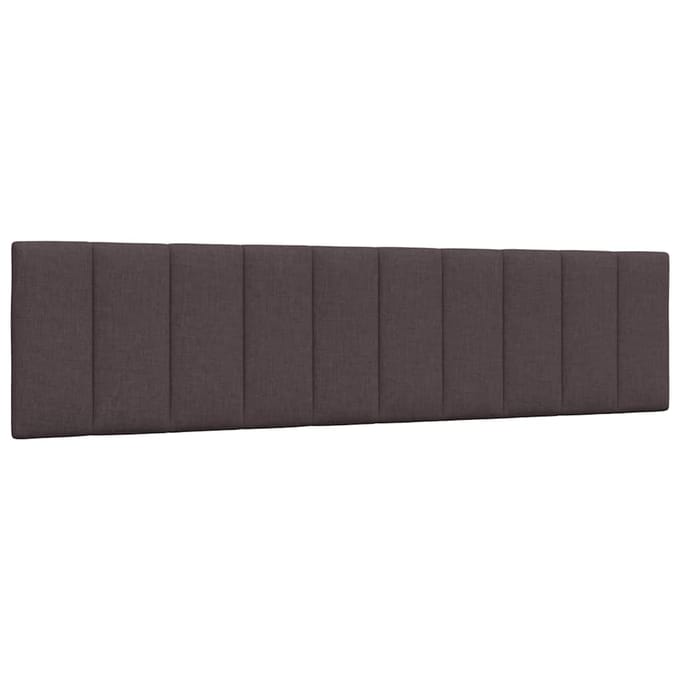 vidaXL - Hoofdbordkussen - "Hanko" - 200 - cm - stof - donkerbruin