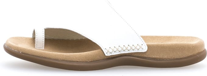 Gabor 03.700.21 Dames Slippers - Wit - Maat 43
