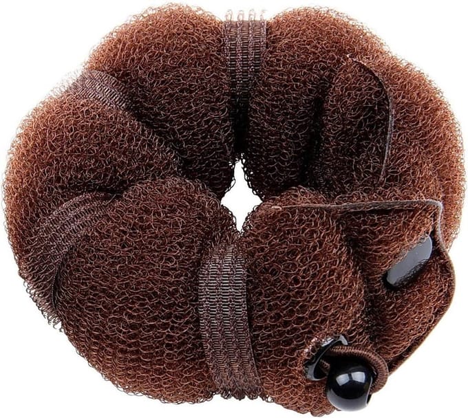 Haar Styling Styler - Haar Bun Maker - Snel Haar Opsteken - Magic Twist Ring - Midden & Groot - Bruin