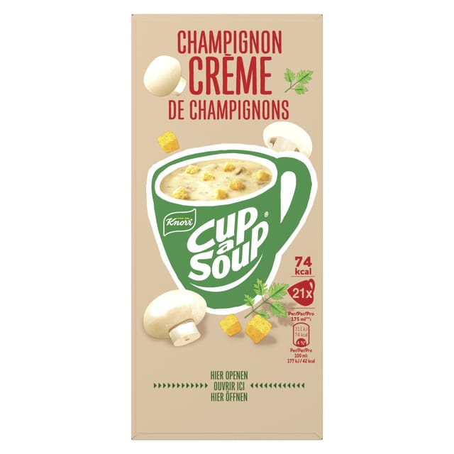 Knorr Cup-a-Soup Champignon Creme (21x 175ml)