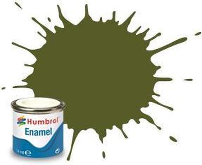 Humbrol Enamel Modellak - Nr. 150 Grasgroen - 14 ml