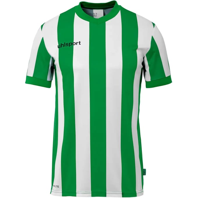 Uhlsport Stripe 2.0 Shirt Korte Mouw Kinderen - Groen / Wit | Maat: 128