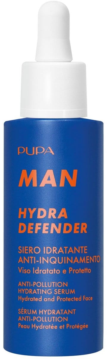 Pupa Milano - Man Hydra Defender - Moisturizing Anti-Pollution Face Serum - Hydrated & Protected - 30ml