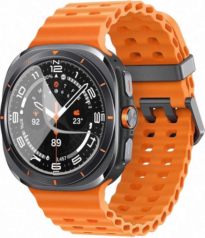 Screenprotector geschikt voor Samsung Galaxy Watch Ultra 47mm - 1x FlexGuard Screen Protector
