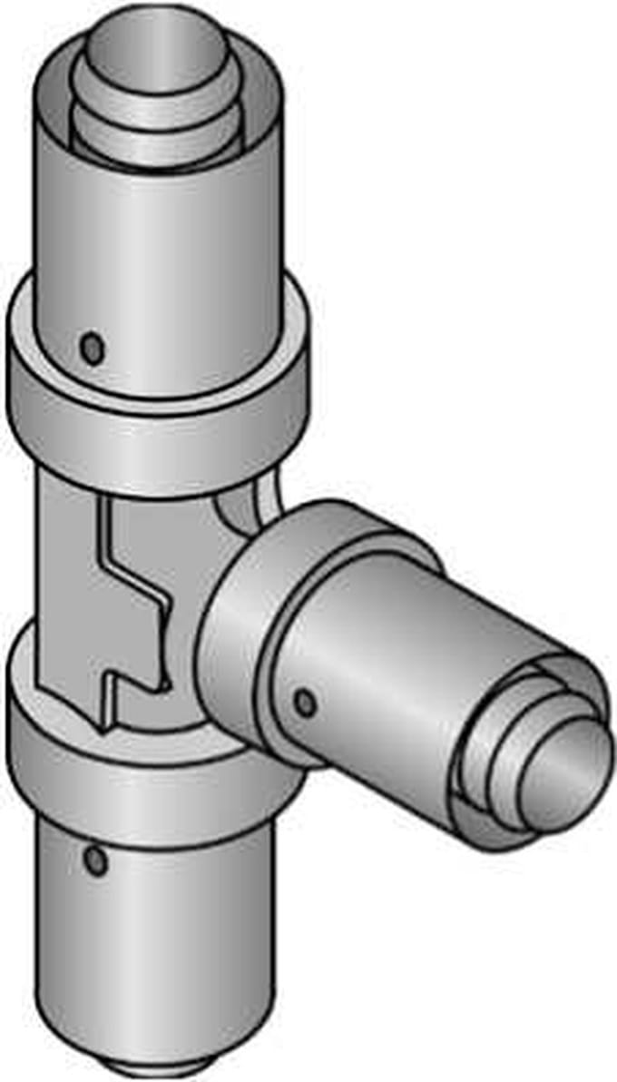 Uponor Mlc T-Stuk 25-20-25 Messing Gas