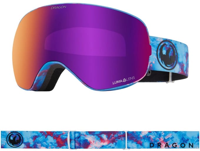 Dragon Alliance X2S Skibril - Predator/Purple Ionized & Midnight