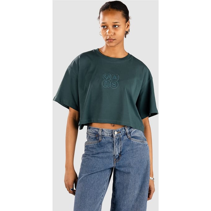 Vans Ellipse Relax Crop T-Shirt zwart