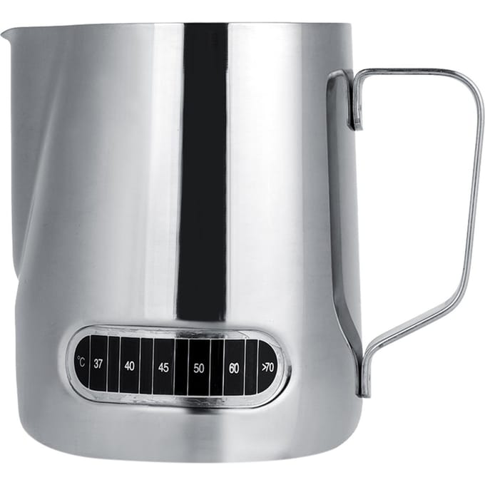 600ml Roestvrijstalen Melkopschuitlepel Espresso Koffiekopjes Mokken met Maatverdeling gray