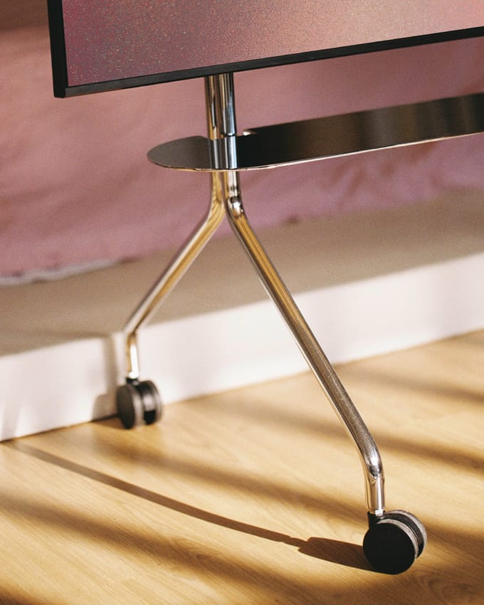 Pedestal Moon Pipe Shelf - Plank Accessoire Chrome