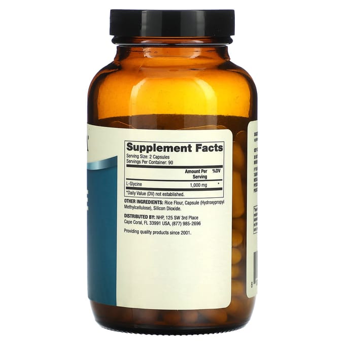 Dr. Mercola, L-Glycine, 180 Capsules (500 mg per capsule)