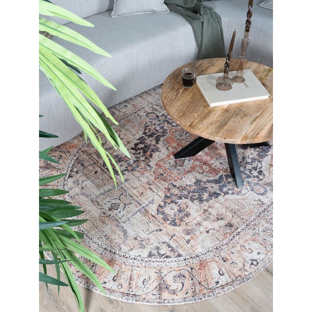Veer Carpets Vloerkleed mahal beige 00 ovaal 160 x 230 cm