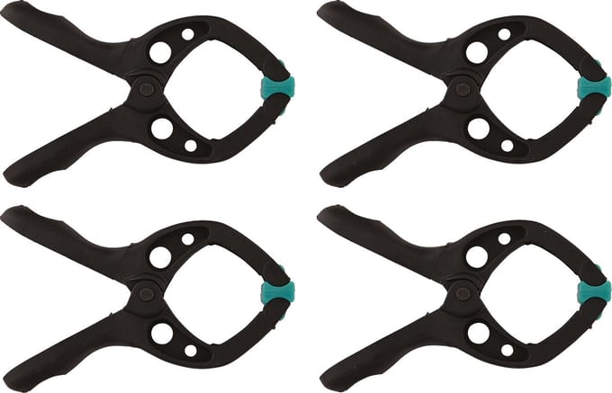 wolfcraft - 4 veerklemmen MINI 30 - 3432000