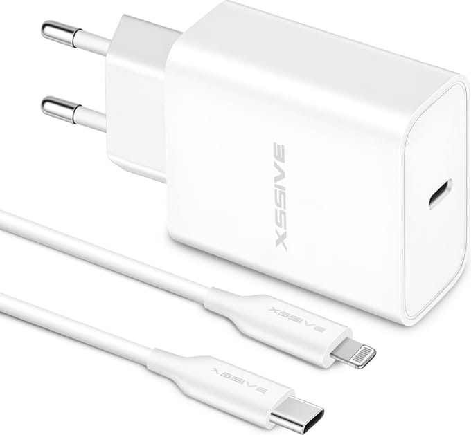 Snel Oplader met 1 Meter geschikt voor Apple Lightning Oplader Kabel - Xssive Origineel