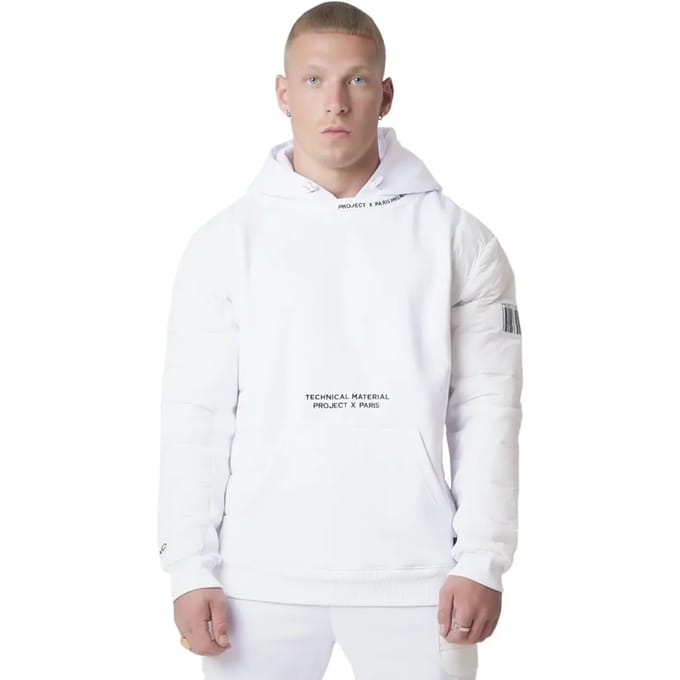 Hoodie met gewatteerde mouwen Project X Paris