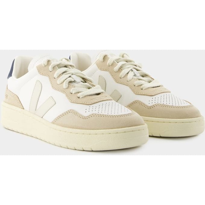 V-90 Sneakers - Veja - Leer - Steenwit