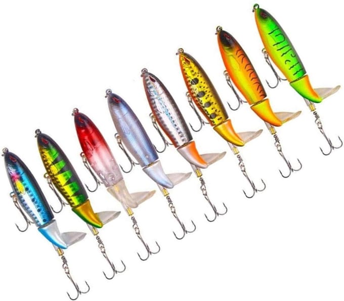 Hengel Aas Set - Vis Lokkers - Vissen Op Zee - Levensechte Ogen - 8 Stuks - Multicolor