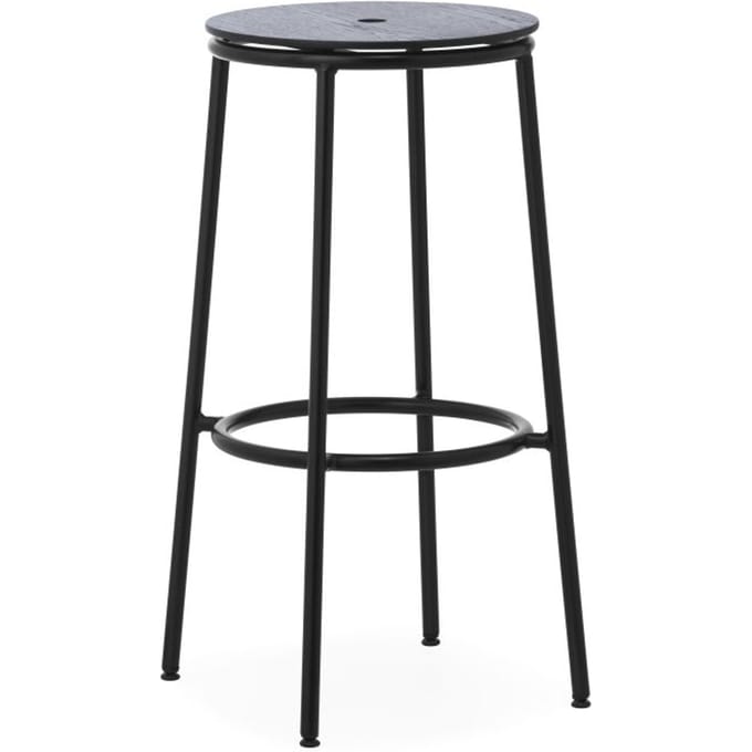 Normann Copenhagen Circa Barkruk  - 75 cm - Eiken/zwart