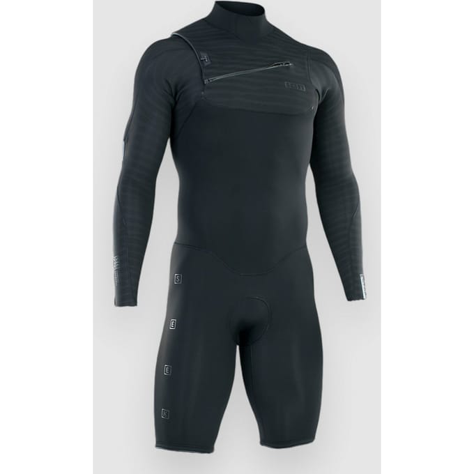 Ion Seek Core 3/2 Shorty Ls Front Zip Wetsuit zwart