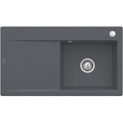 Villeroy & Boch Subway Style 50 Flat sink incl. drain set with excenter operation, basin on the right33512Fi4HL1